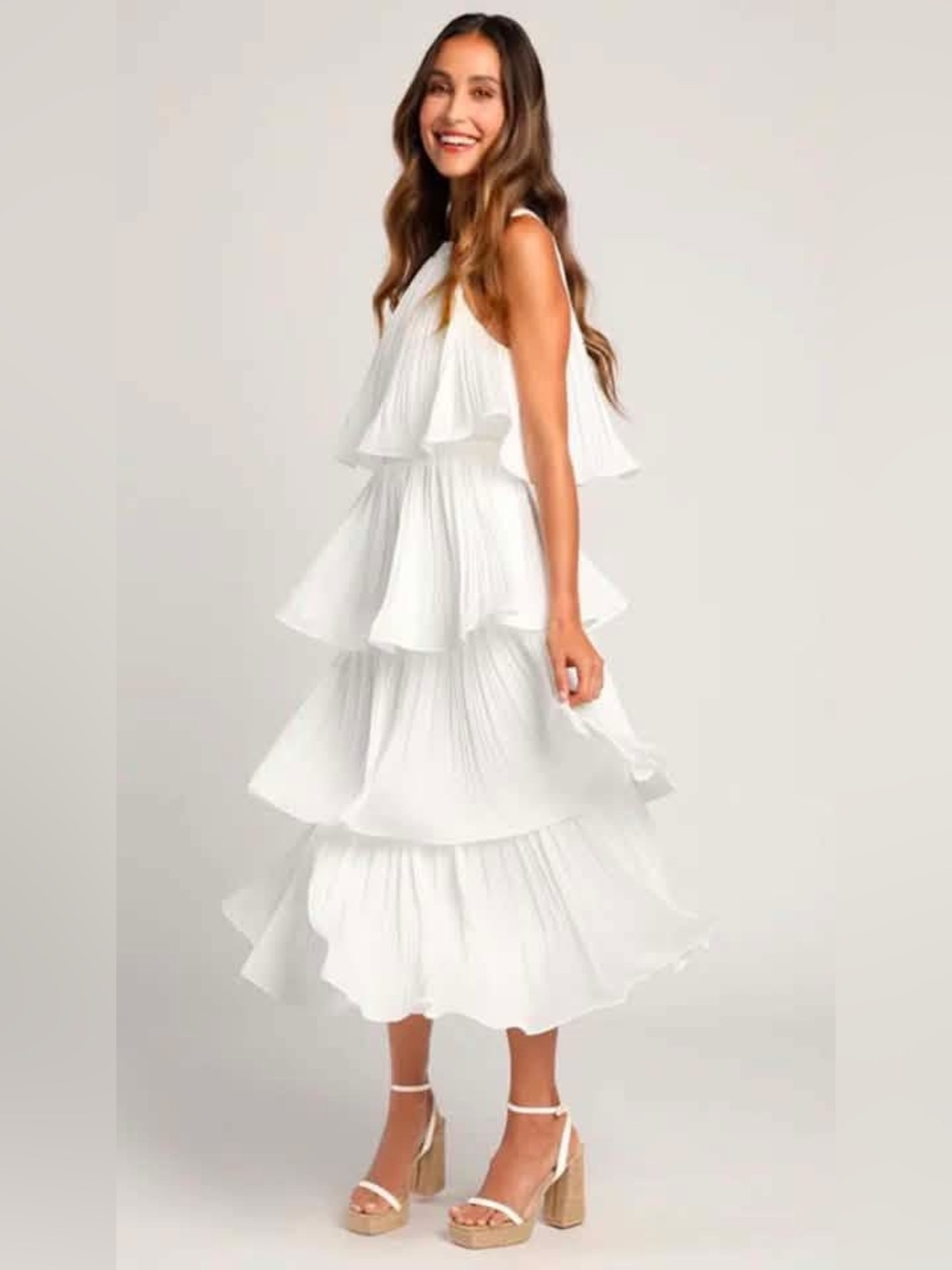 Lulu’s Tier and Far Midi Dress, NWT ($88)!